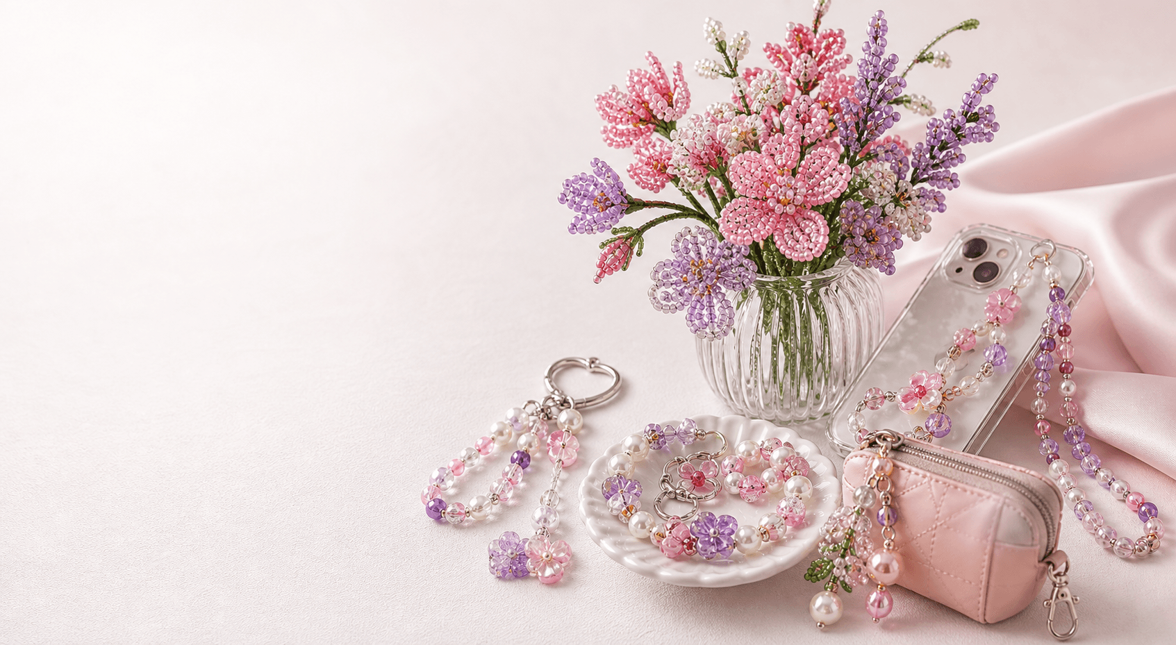 Handmade beaded trinkets