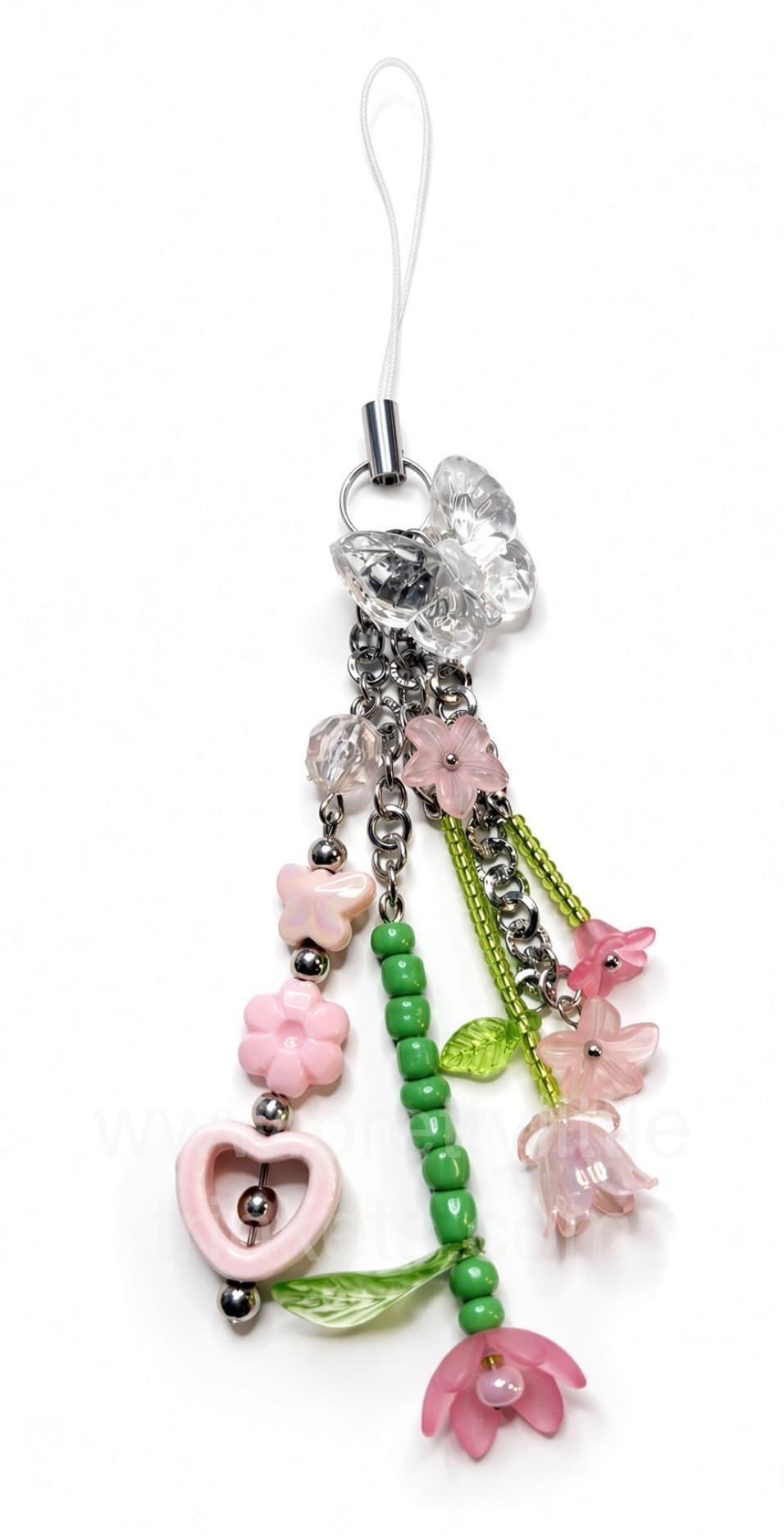 Green Green Grass (Pink Flower) from Phone Charms